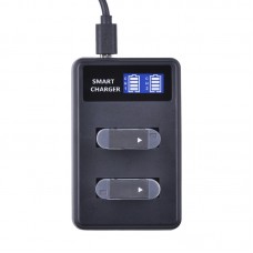 Dual Charger Smart LCD Display USB Dual Charger for Sony NP-BX1 Charger Smart Charging Protection Easy to Carry