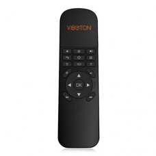 Viboton UKB-521 6-Axis Gryo 2.4G Wireless Air Mouse Keyboard Remote Auto Sleep/Wake Up - Black