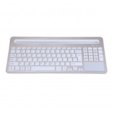 IPazzPort KP-810-85BT 2.4G Wireless Bluetooth Keyboard with Touchpad for Tablet PC - Gold