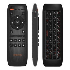 Viboton KB - 91S English Version 2.4GHz Handle Air Mouse Wireless Keyboard  - Black