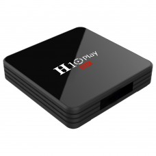 H10 Play Allwinner H6 Android 9.0 6K TV Box 4GB/64GB USB3.0 WiFi LAN Youtube Netflix AirPlay - Black
