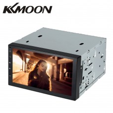 KKmoon 2 Din HD Touch Screen Car Stereo Radio Player GPS Navigation Multimedia Entertainment System WiFi BT AM/FM Android 5.1
