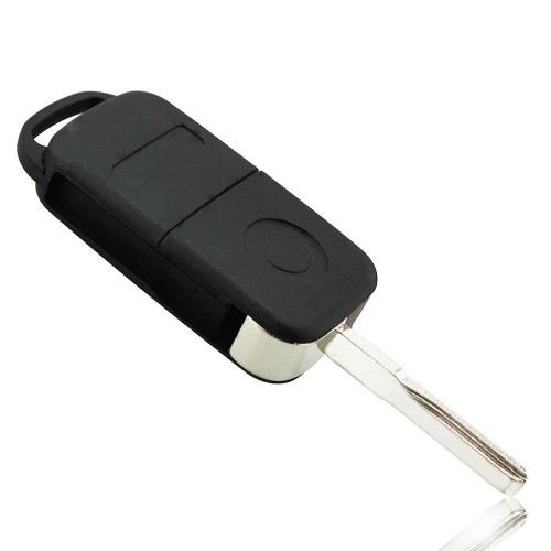 2 Button Flip Folding Key Shell Case Entry Remote Key Cover Replacement for Mercedes Benz A C E S W168 W202 W203