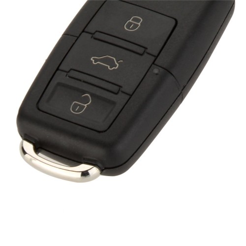 3 Button Replacement Car Remote Key Case Fob Shell Flip Blade for VW Jetta Beetle