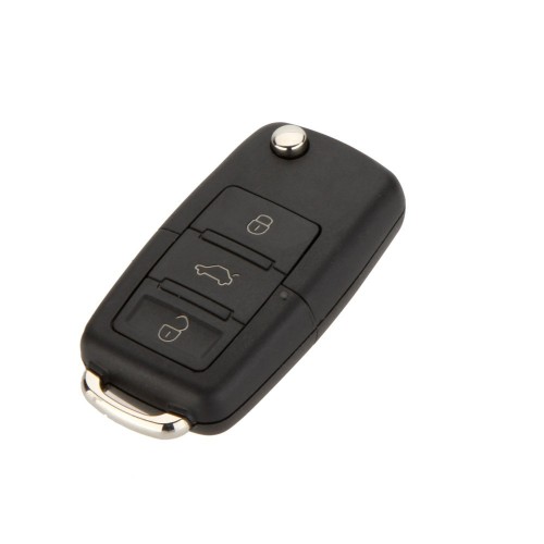 3 Button Replacement Car Remote Key Case Fob Shell Flip Blade for VW Jetta Beetle