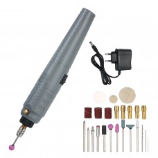 10W Wireless Rechargeable Mini Electric Drill Grinder Set 25pc Polishing Engraving Sharpening Machines Sanding Kit EU Plug