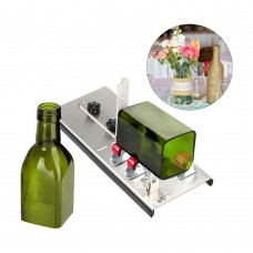 Stainless Steel Glass Bottle Cutter DIY Tool Wine Beer Bottles Cutting Tool with Five Wheels Cutting Machine