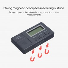 Digital Level Protractor Inclinometer Mag-netic Level Angle Meter Angle Finder Level Box Angle Measuring Tool for Carpentry / Building / Automobile