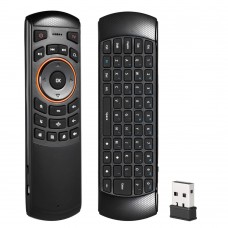 6 Gxes Gyroscope Mini 2.4GHz Wireless QWERTY Keyboard Air Mouse