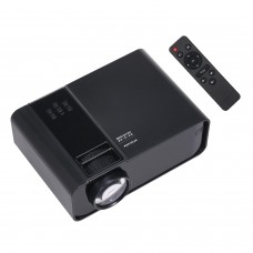 W10 LCD Projector LED 1080P Home Theater 3000 Lumens 1000:1 Contrast Ratio with HD VGA USB Port