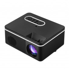 1080P Mini HD Projector Portable LED Light USB AV Port For Office Home Theater Outdoor EU Plug