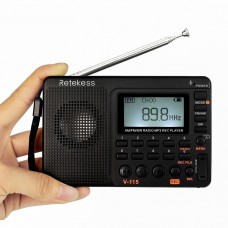 Retekess TIVDIO V-115 FM/AM/SW Multiband Radio Music Player
