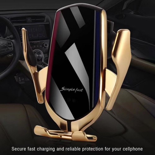 Automatic Clamping Car Qi Wireless Charger 10W Quick Charge