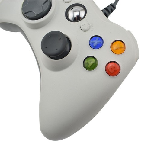 DATA FROG Xbox360 shape PC single with wired game controller USB cable PC gamepad Black