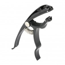 Clip-on Guitar Capo Clamp Zinc Alloy Silicon Pad with Bridge Pin Puller