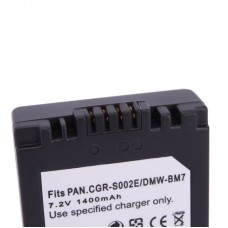 CGA-S002 DMW-BM7 Battery for Panasonic FZ4 FZ15 FZ20 FZ10
